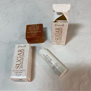 Fresh Sugar lip bundle - 2 lip Treatment therapy 1 Carmel Hydrating Balm